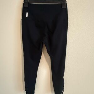 Zella High Rise Cropped Leggings with Cutouts